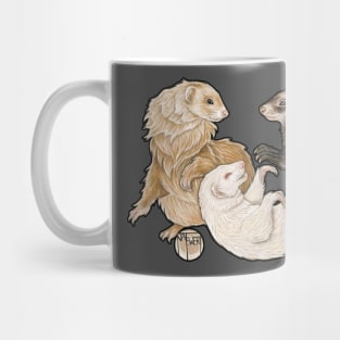 Playful Ferrets Mug